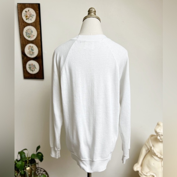 Vintage Radford University Thin White Sweatshirt - Picture 7 of 7
